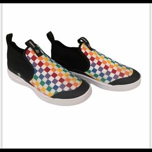 Vans kids rainbow Checkerboard